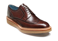 Mens-Barker-Bill-Shoes-470137G-Chocolate-Hand-Painted