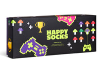 Mens-Happy-Socks-4-Pack-Gamer-Socks-Gift-Set-Accessories-P003368-Black