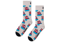 Mens-Happy-Socks-Bad-Pig-Sock-Accessories-P003196-Grey