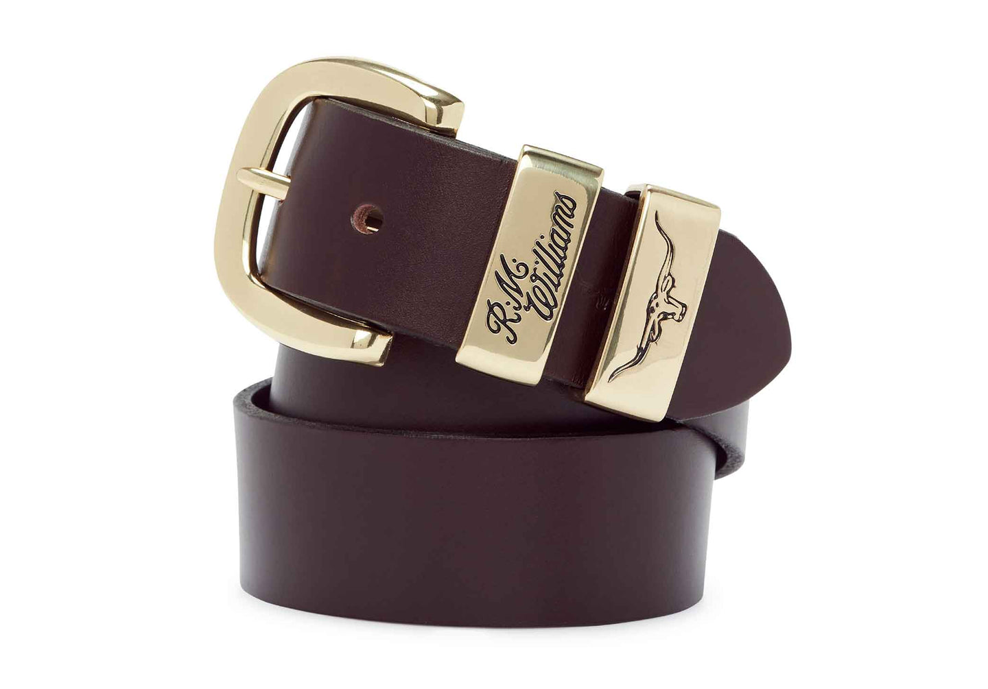 Mens-R.M.Williams-3-Piece-Solid-Hide-Belt-Accessories-CB444.41-Chestnut