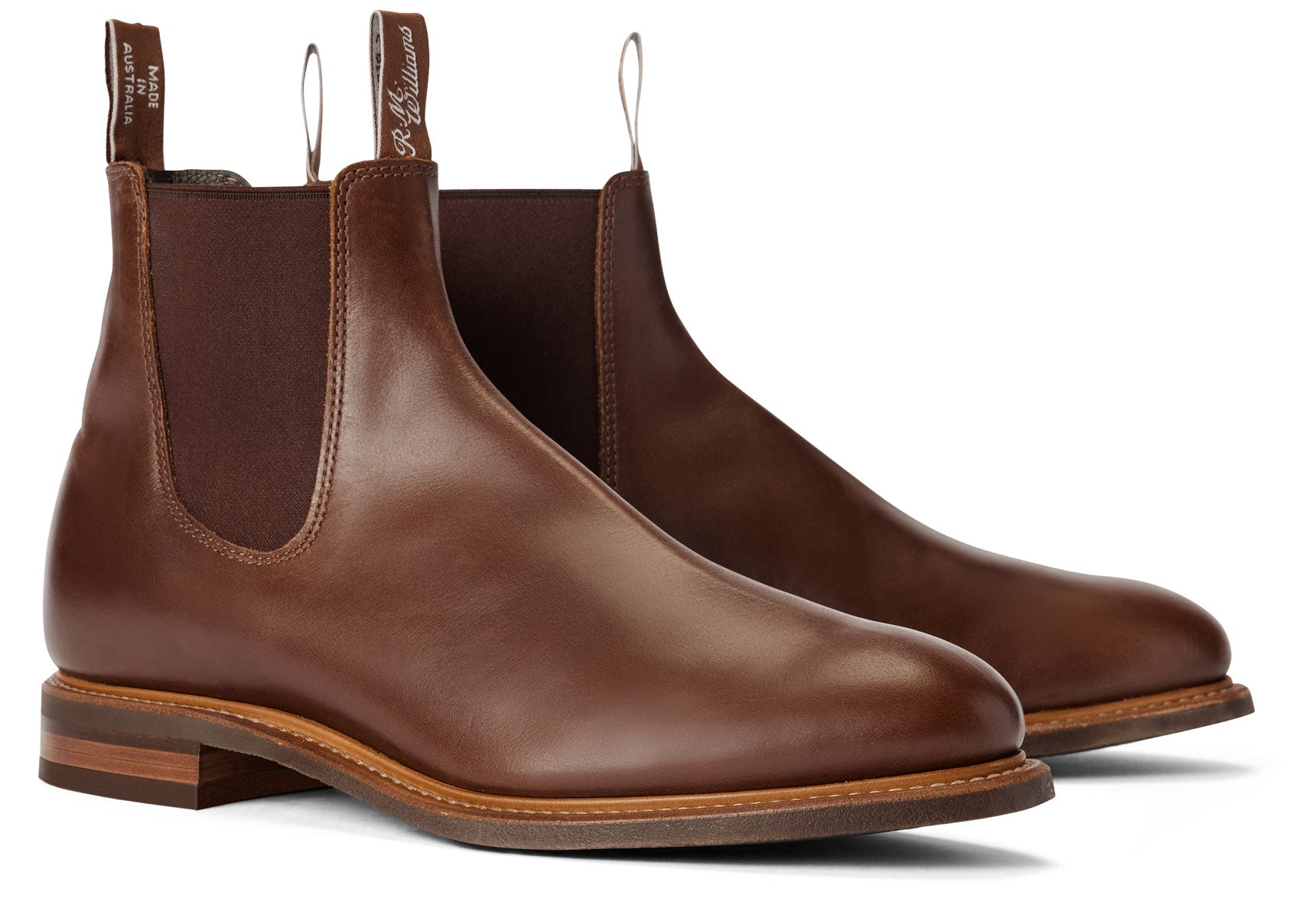 R.M. Williams Urban Turnout Boots - Dark Tan | Robinson's Shoes