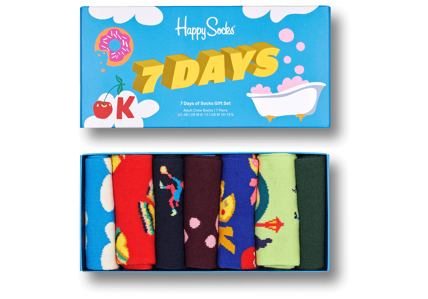 Unisex-Happy-Socks-7-Day-7-Pack-Gift-Box-Accessories-XSEV15-0200-Blue-2