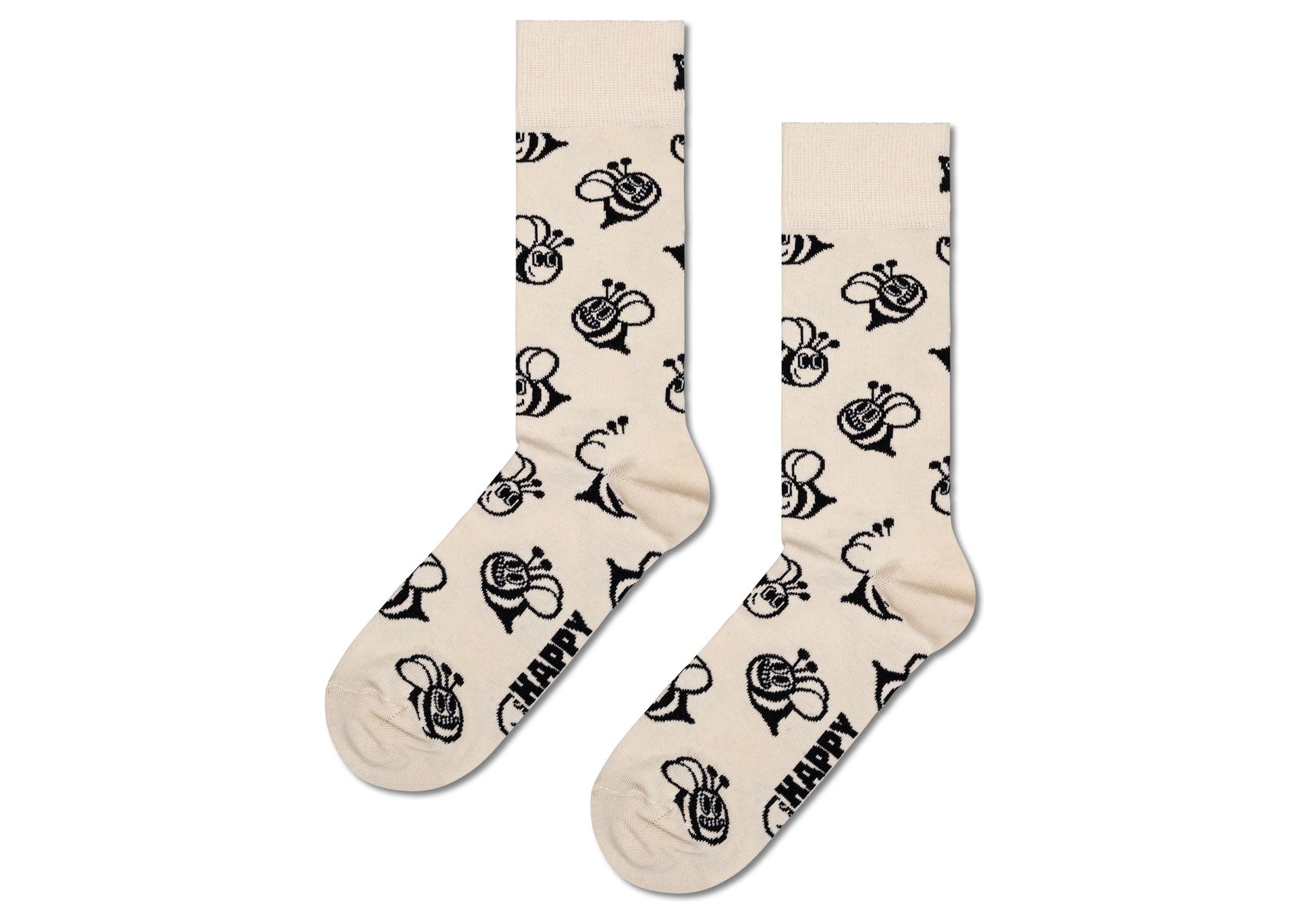Unisex-Happy-Socks-Bee-Accessories-P000136-White