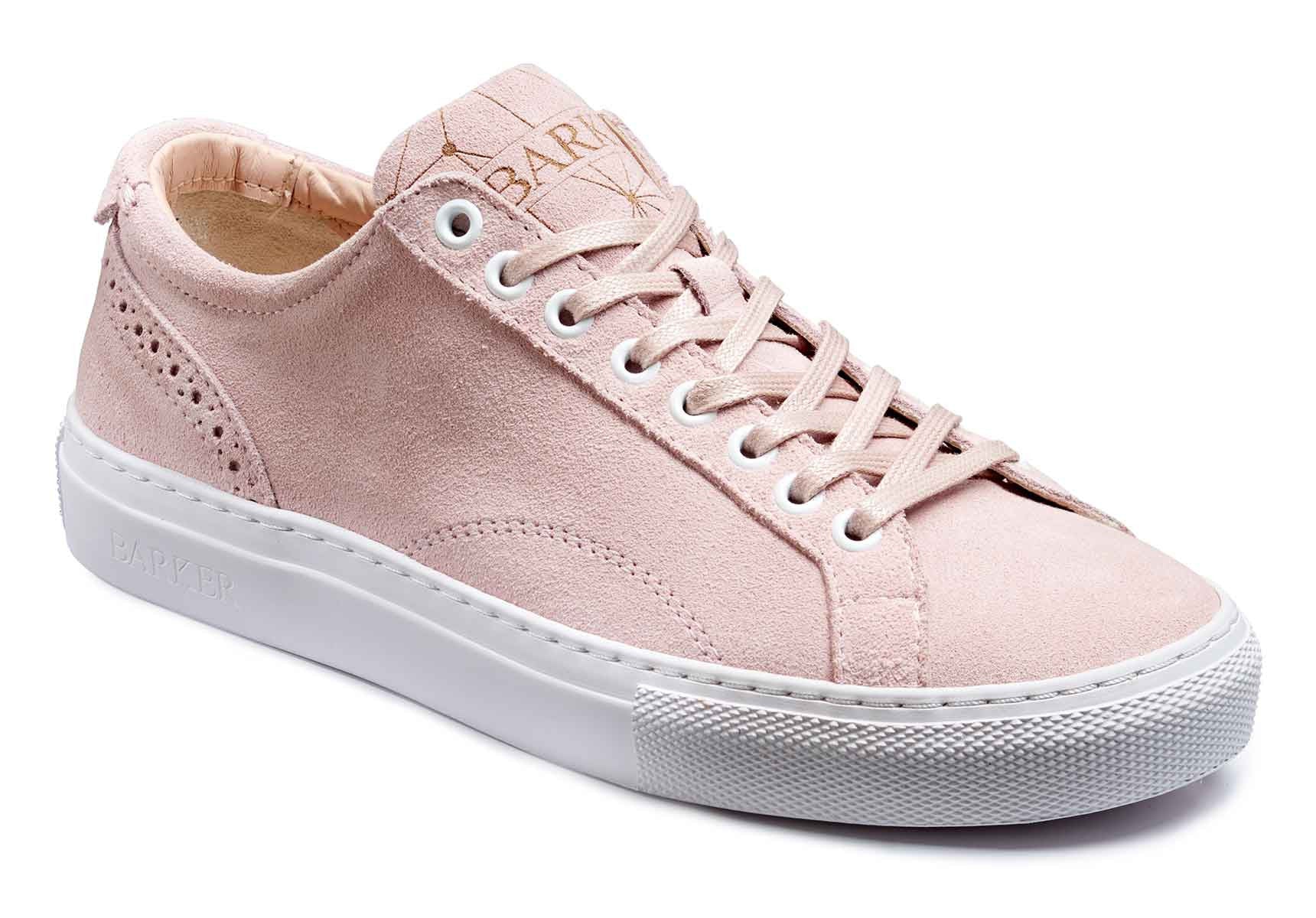 Womens-Barker-Isla-Shoes-721384D-Pink-Suede