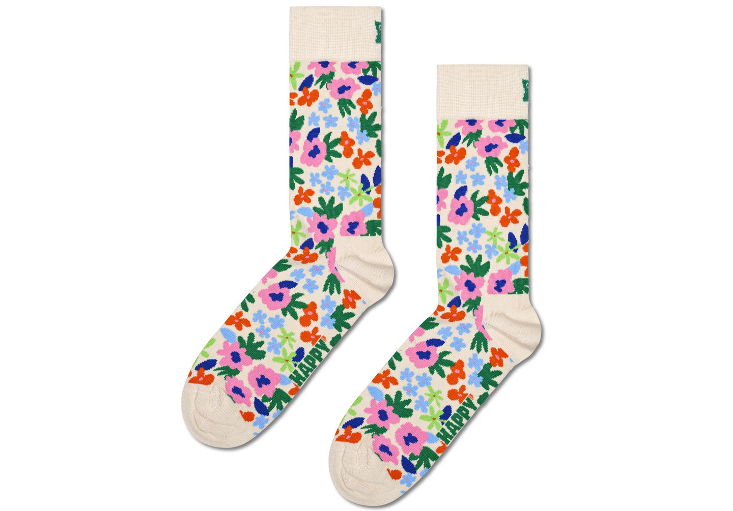 Womens-Happy-Socks-Flower-Accessories-P000835-White