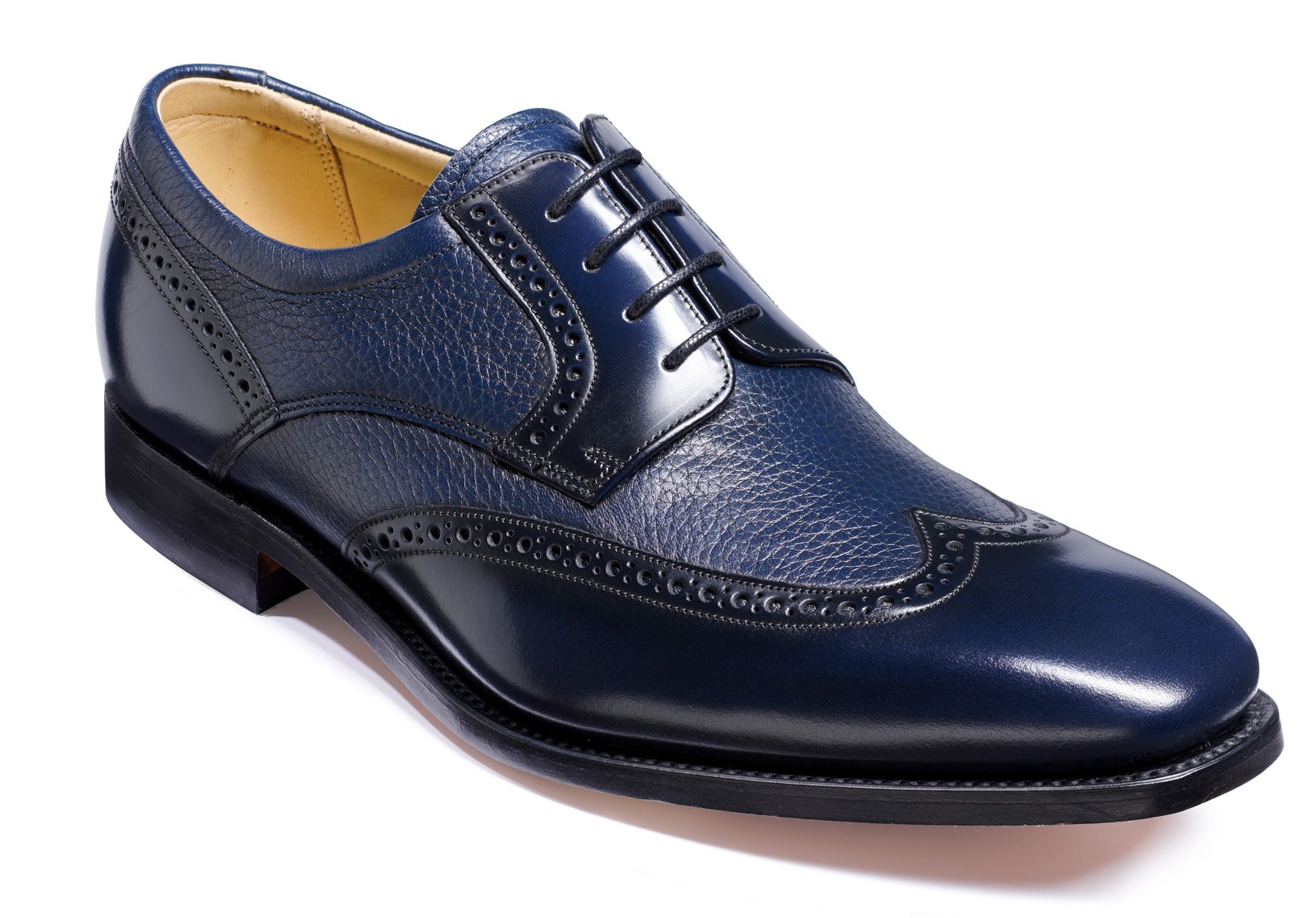 Mens-Barker-Andrew-Shoes-320457G-Navy-Cervo-Hi-Shine
