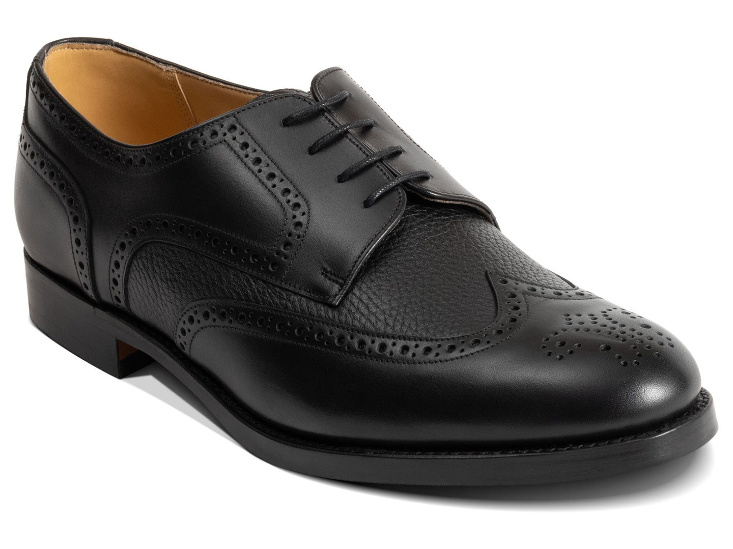 Barker Athlone - Black Calf/Black Softie