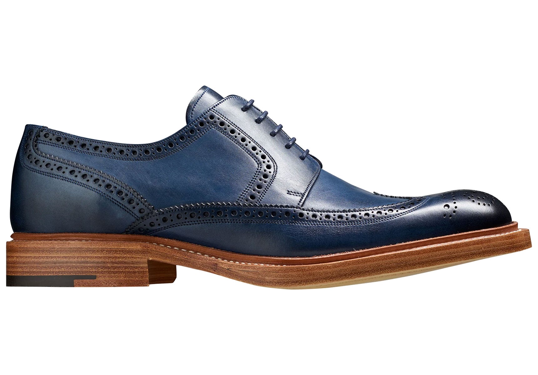 Mens-Barker-Bailey-Shoes-440556F-Navy-Hand-Painted-3