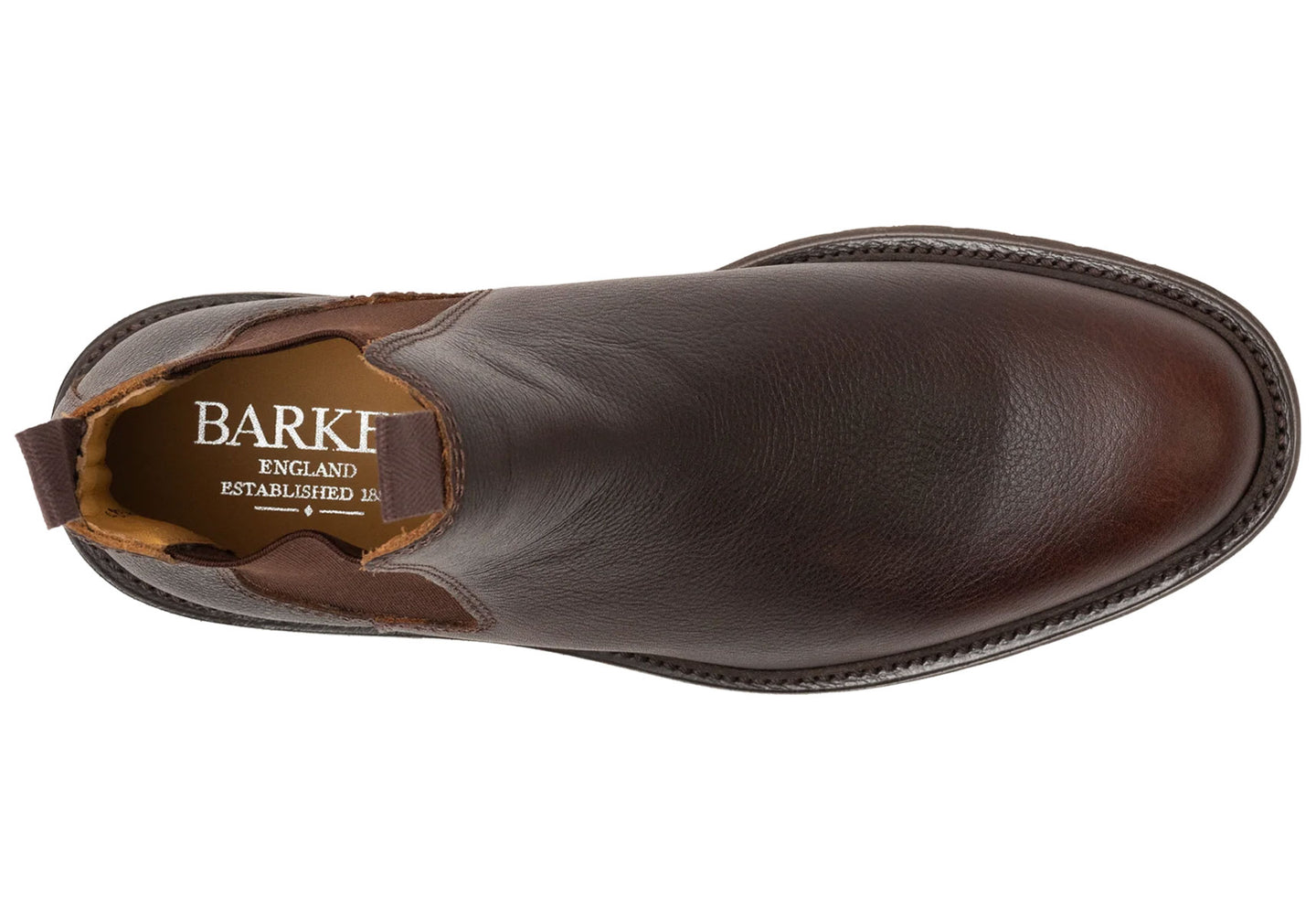 Mens-Barker-Camborne-Boots-482587G-Brown-Pull-Up-Grain-2