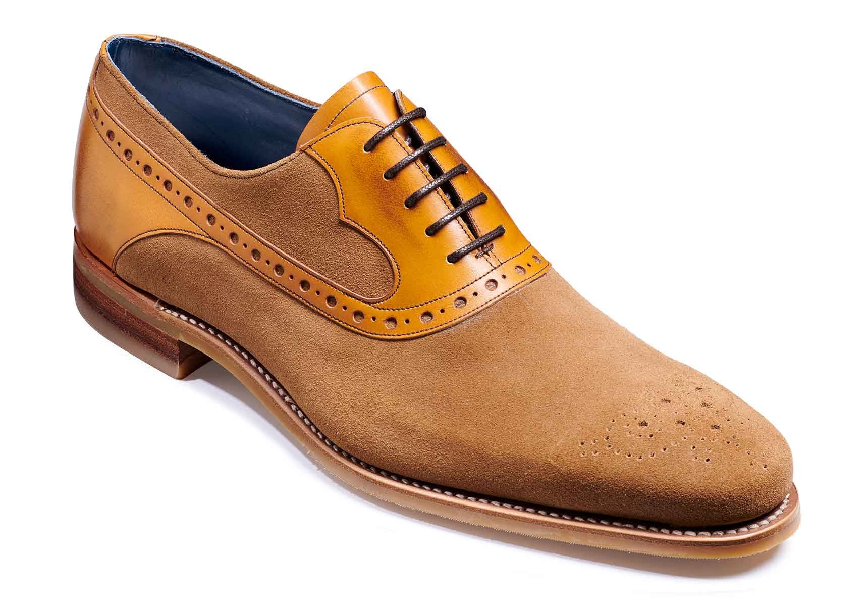 Mens-Barker-Elliot-Shoes-443526FX-Snuff-Suede-Cedar-Calf