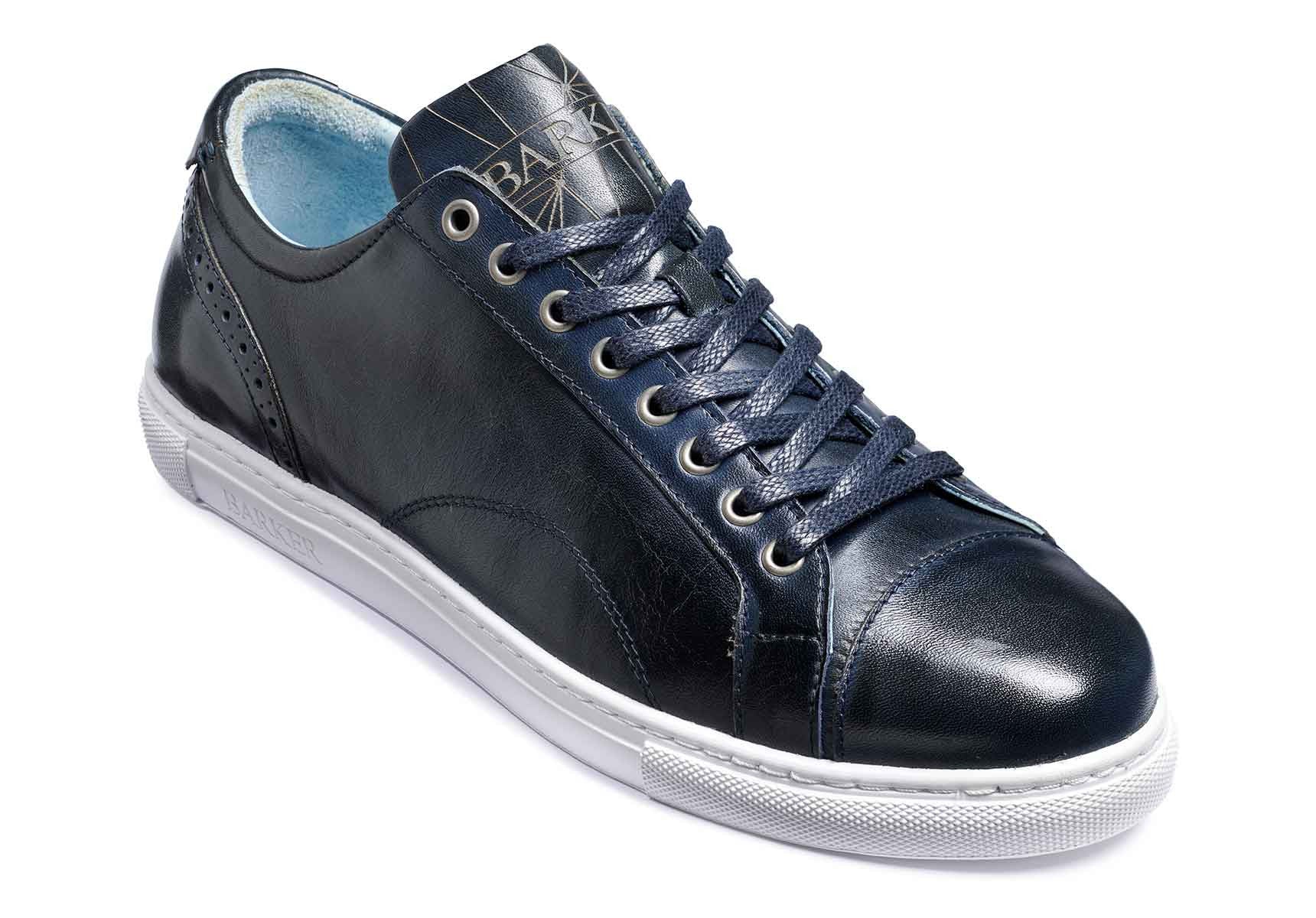 Mens-Barker-Ethan-Shoes-446416F-Navy-Hand-Painted