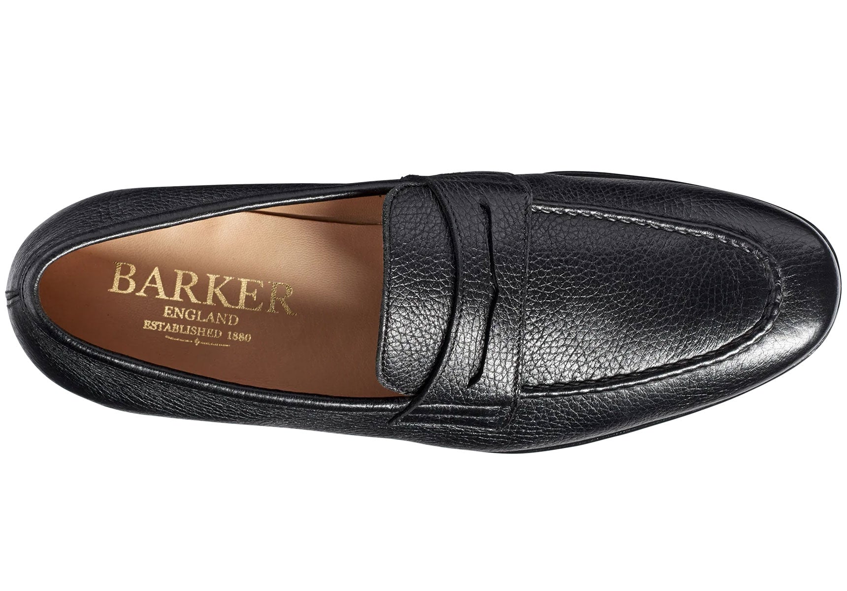 Mens-Barker-Ledley-Shoes-435417G-Black-Deerskin-2