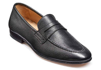 Mens-Barker-Ledley-Shoes-435417G-Black-Deerskin