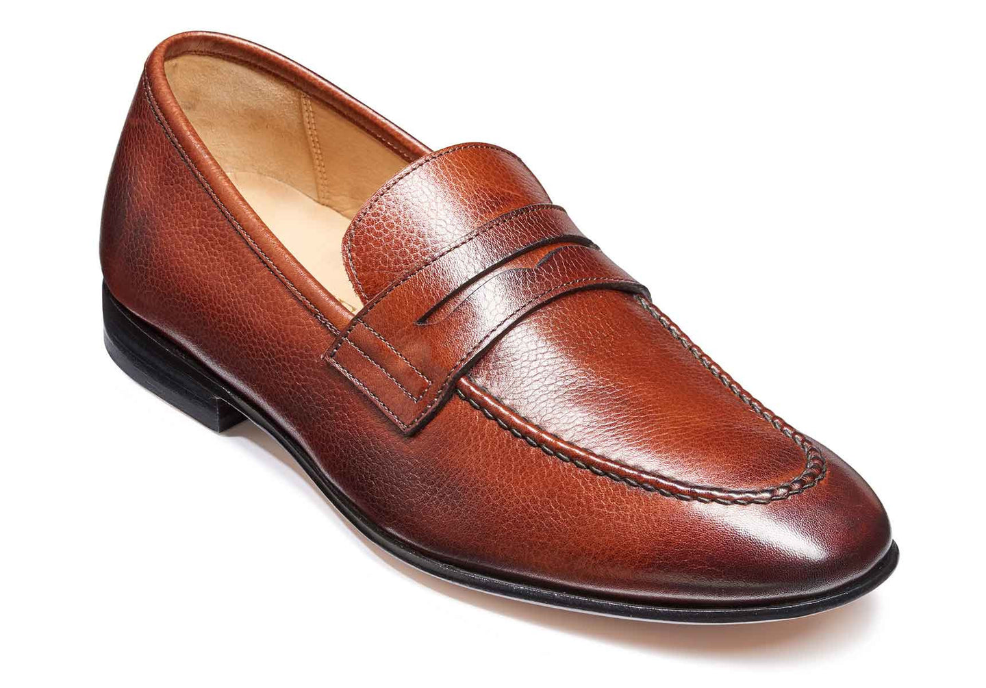 Mens-Barker-Ledley-Shoes-435477G-Cherry-Grain