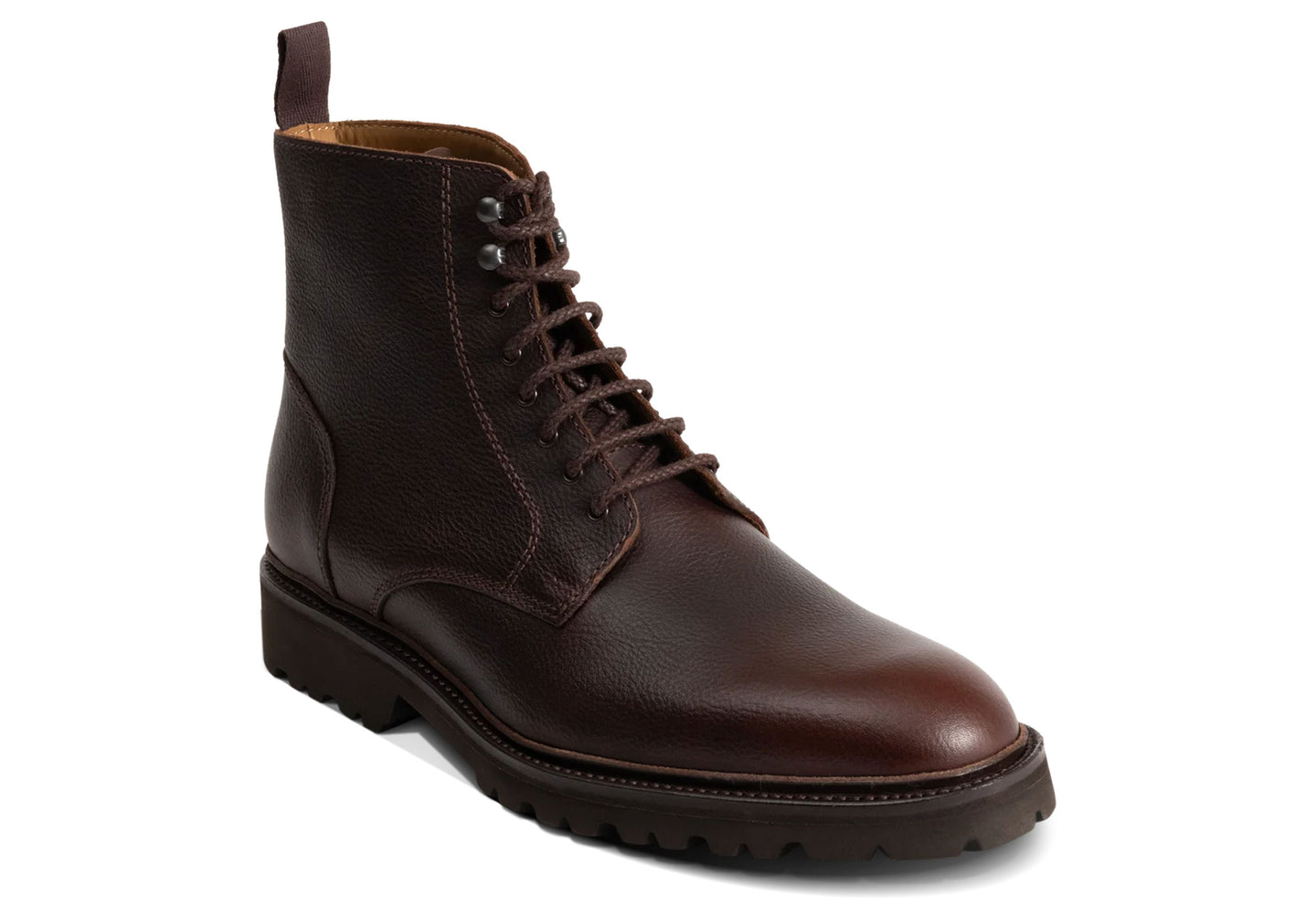 Mens-Barker-Newquay-Boots-482637G-Brown-Pull-Up-Grain