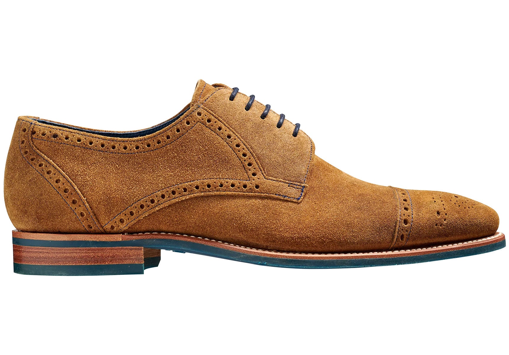 Mens-Barker-Nixon-Shoes-445426FX-Tan-Burnished-Suede-3