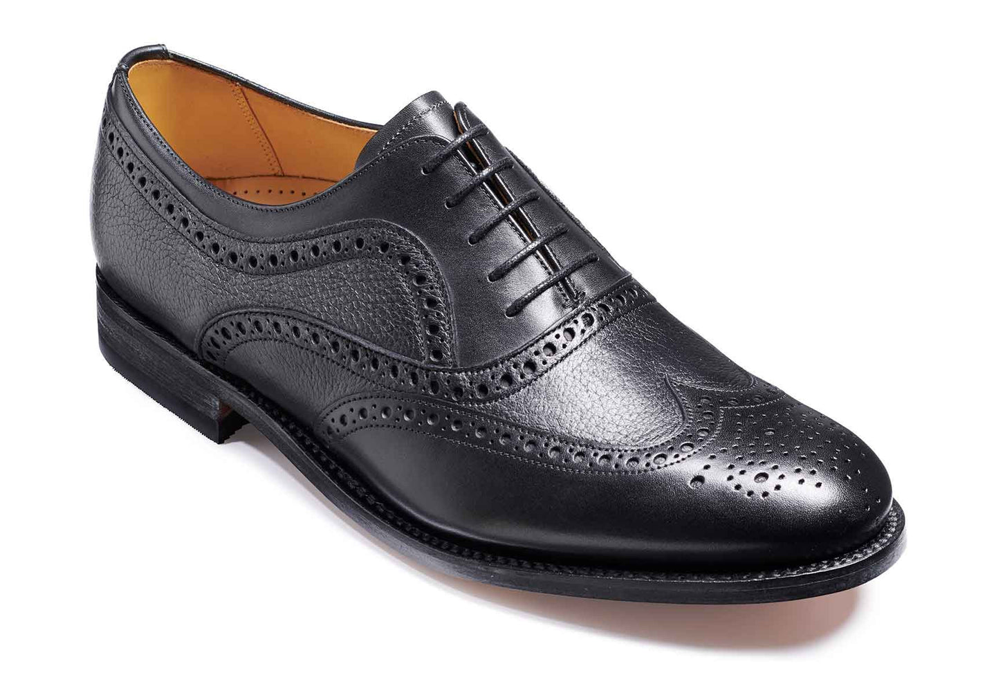 Mens-Barker-Southport-Shoes-444718H-Black-Calf-Black-Deerskin