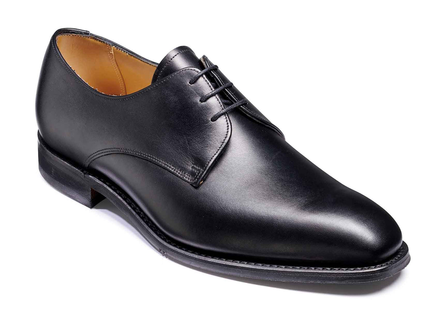 Mens-Barker-St.-Austell-Shoes-443716F-Black-Calf