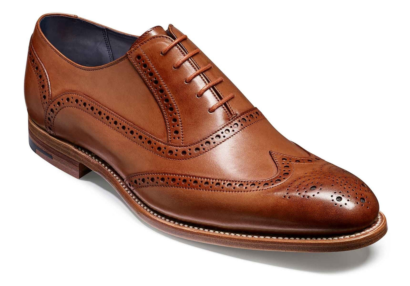 Mens-Barker-Valiant-Shoes-417826F-Brown-Hand-Painted