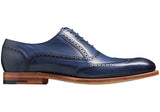 Mens-Barker-Valiant-Shoes-417856F-Navy-Hand-Painted-3