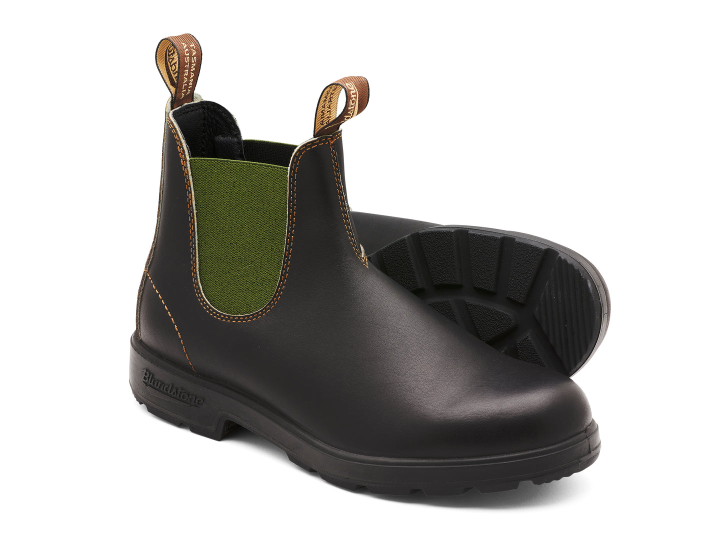 Blundstone 519 Chelsea Boots - Stout Brown/Olive