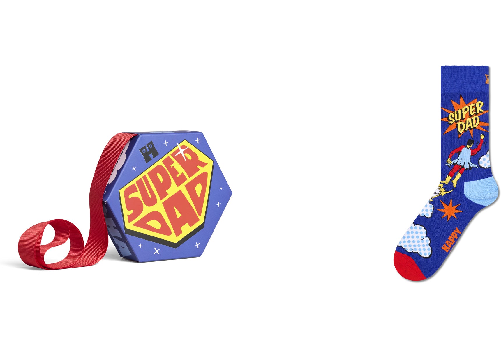 Mens-Happy-Socks-1-Pack-Flying-Super-Dad-Sock-Gift-Set-Socks-P005237-Blue-1