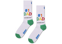 Mens-Happy-Socks-3-Pack-No-1-Dad-Socks-Gift-Set-Socks-P004661-White-3