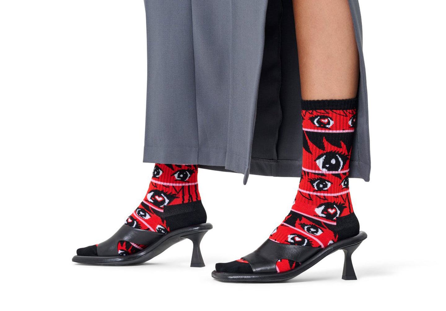 Mens-Happy-Socks-Anime-Stripe-Sneaker-Sock-Accessories-P003107-Red-1