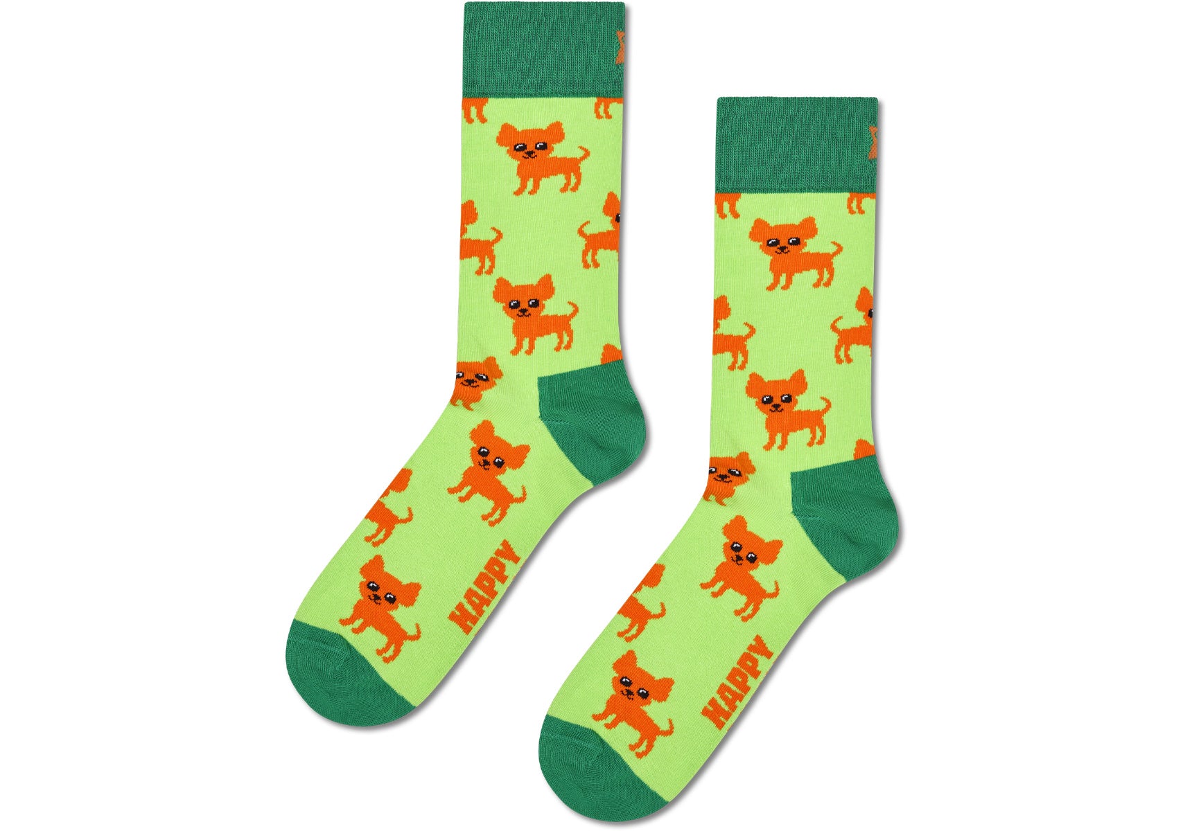 Mens-Happy-Socks-Chihuahua-Sock-Socks-P004470-Green