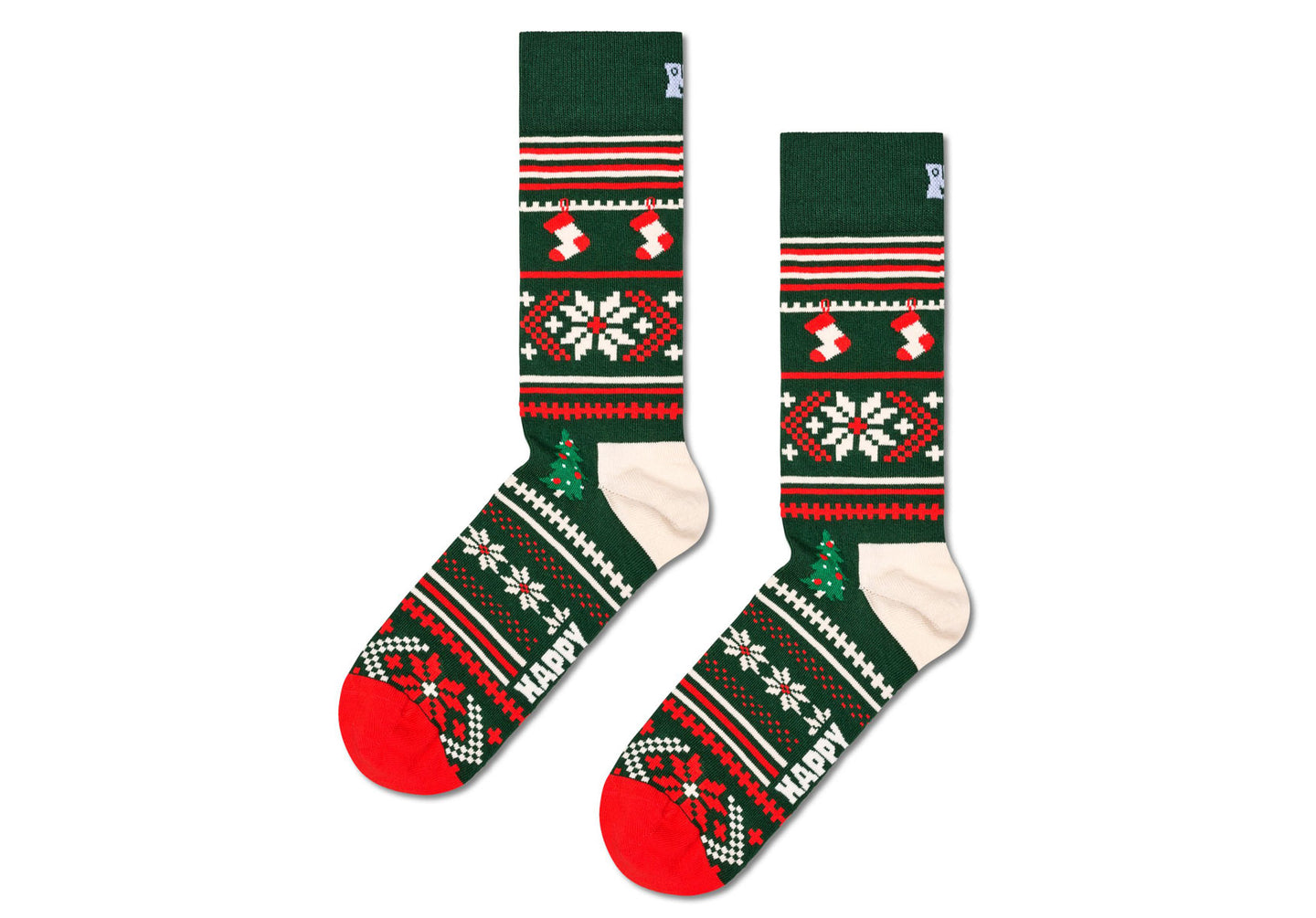 Mens-Happy-Socks-Christmas-Sweater-Sock-Accessories-P001680-Dark-Green