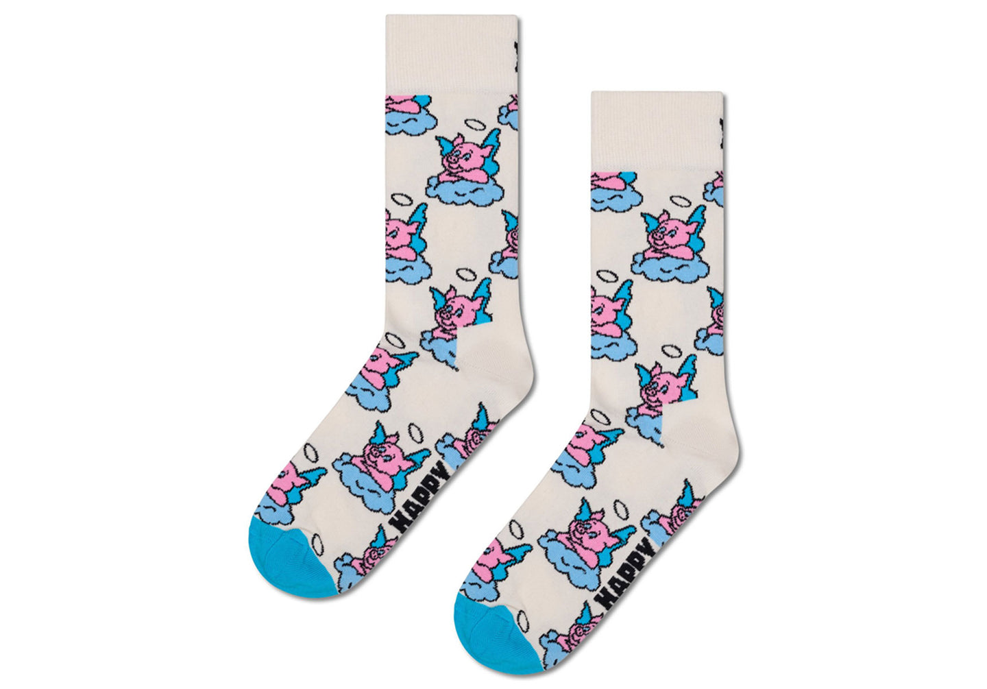 Mens-Happy-Socks-Good-Pig-Sock-Accessories-P003195-White