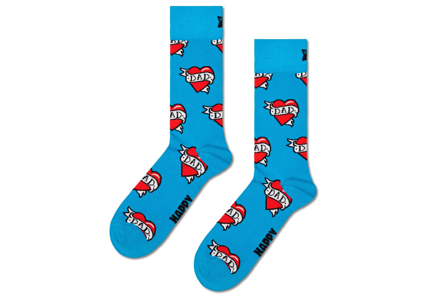 Mens-Happy-Socks-I-Love-Dad-Sock-Accessories-P003222-Turquoise