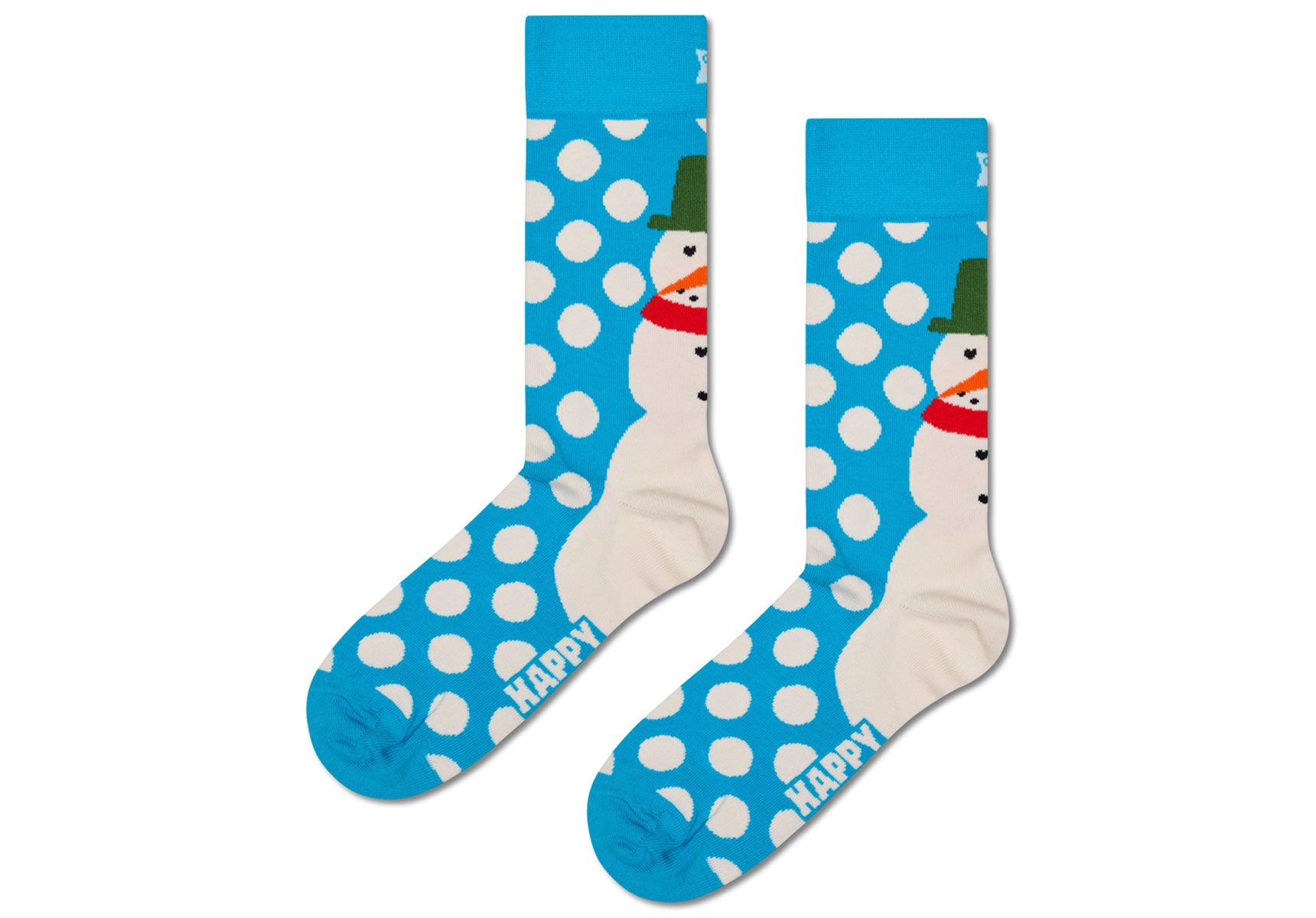Mens-Happy-Socks-Jumbo-Snowman-Sock-Accessories-P003818-Blue