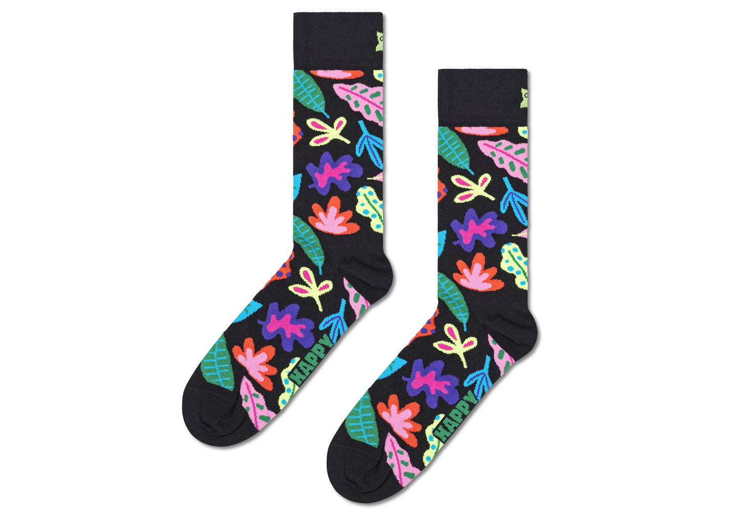 Mens-Happy-Socks-Leaves-Accessories-P000057-Black