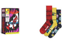 Mens-Happy-Socks-MARVEL-Spider-Man-3-Pack-Socks-Gift-Set-Accessories-P003614-Purple-1
