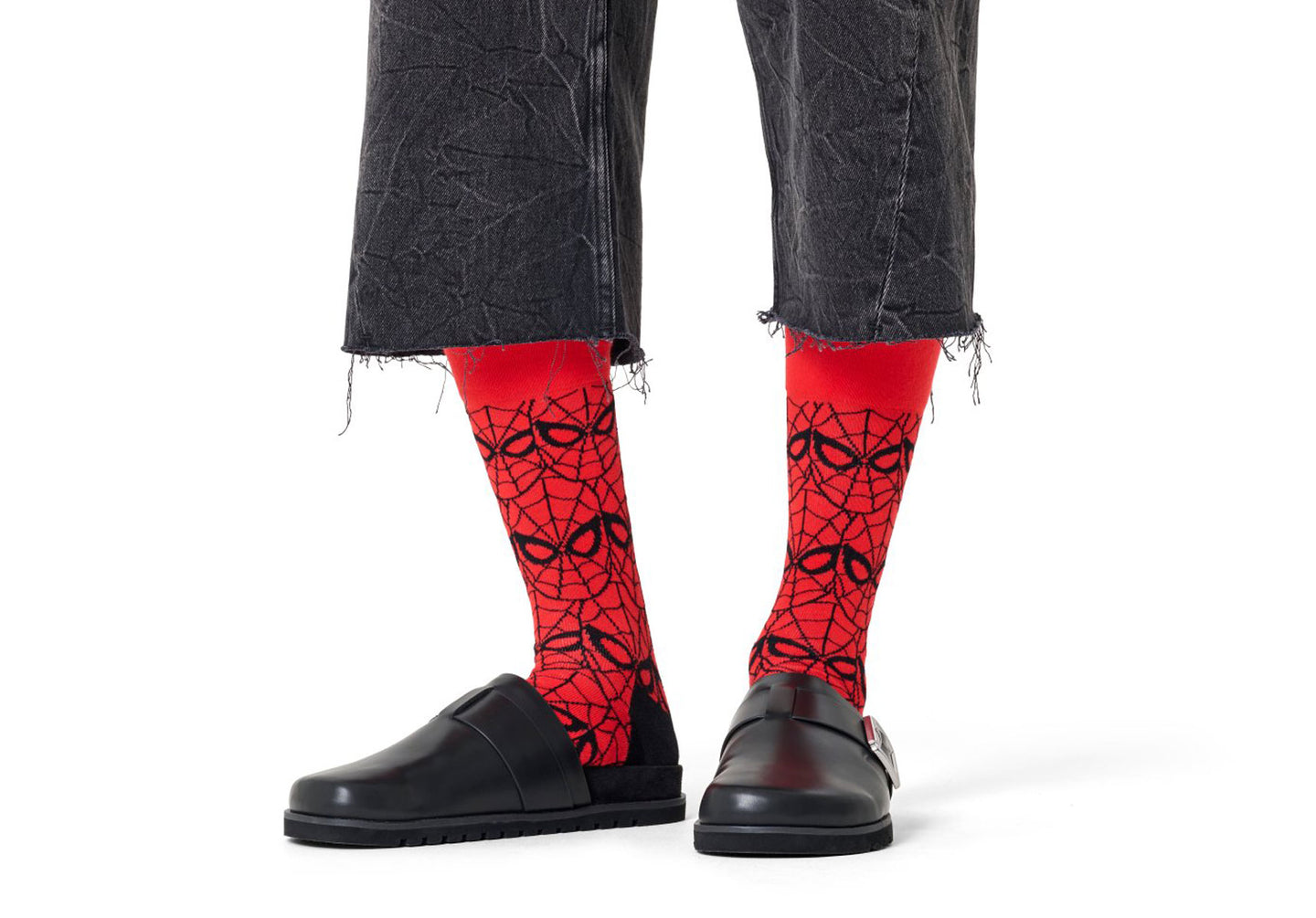 Mens-Happy-Socks-MARVEL-Spider-Man-Sock-Accessories-P003608-Red-1