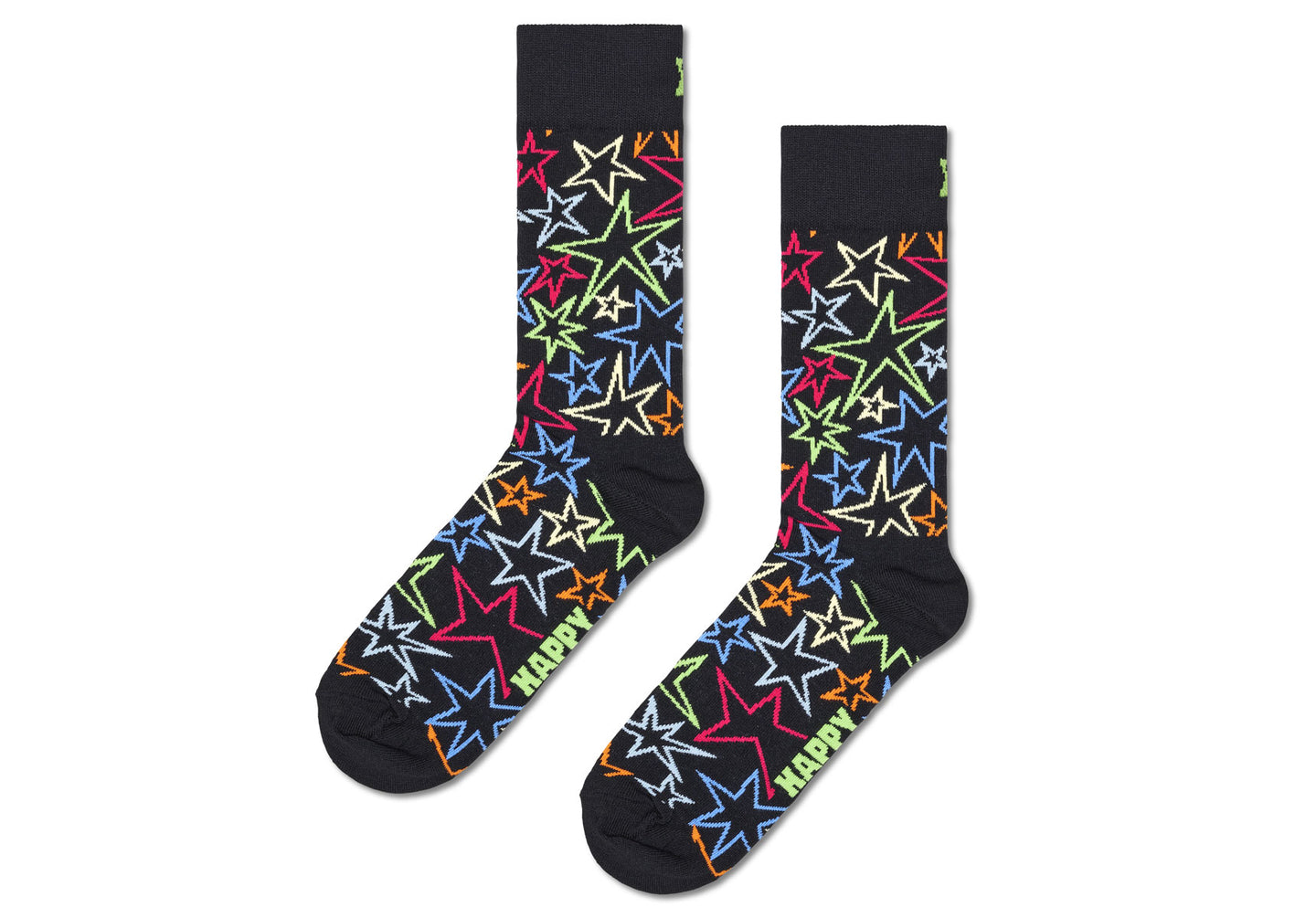 Mens-Happy-Socks-Mega-Star-Socks-P001553-Black
