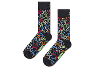 Mens-Happy-Socks-Mega-Star-Socks-P001553-Black