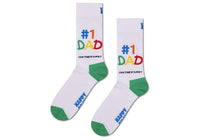 Mens-Happy-Socks-No-1-Dad-Sock-Socks-P004997-White