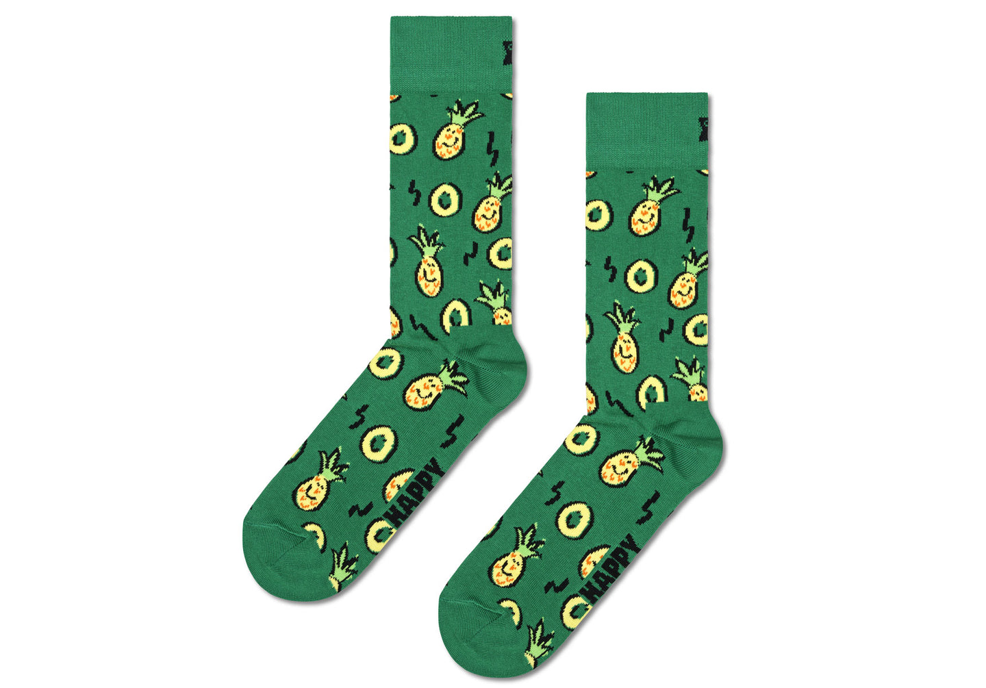 Mens-Happy-Socks-Pineapple-Accessories-P000911-Green