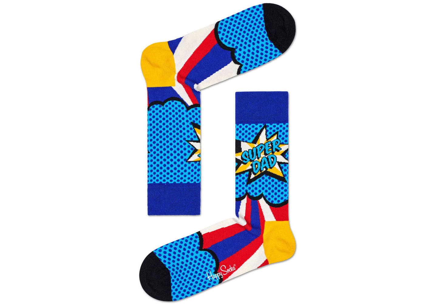 Mens-Happy-Socks-Super-Dad-Sock-Accessories-DAD01-6300-Blue