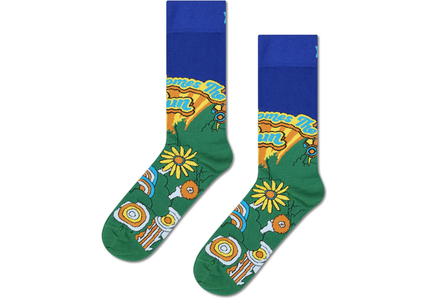 Mens-Happy-Socks-The-Beatles-Here-Comes-The-Sun-Sock-Accessories-P003937-P003943-P003944-Green