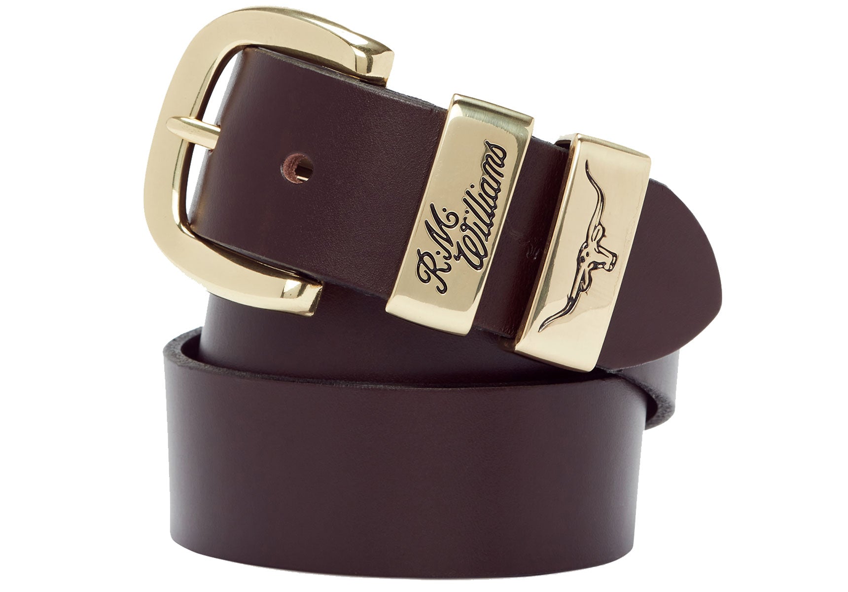 Mens-R-M-Williams-3-Piece-Solid-Hide-Belt-Accessories-CB444.41-Chestnut