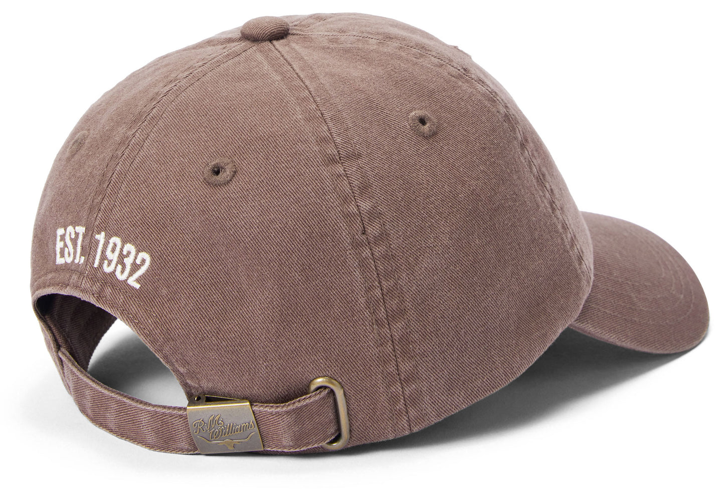 Mens-R-M-Williams-Branded-Twill-Cap-Accessories-ACX9OWIHF0200-Hot-Fudge-1