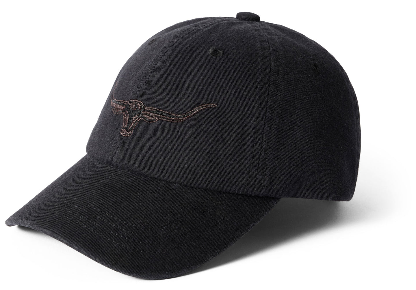 Mens-R-M-Williams-Longhorn-Twill-Cap-Accessories-ACX9OWI4C0200-Black-Wash