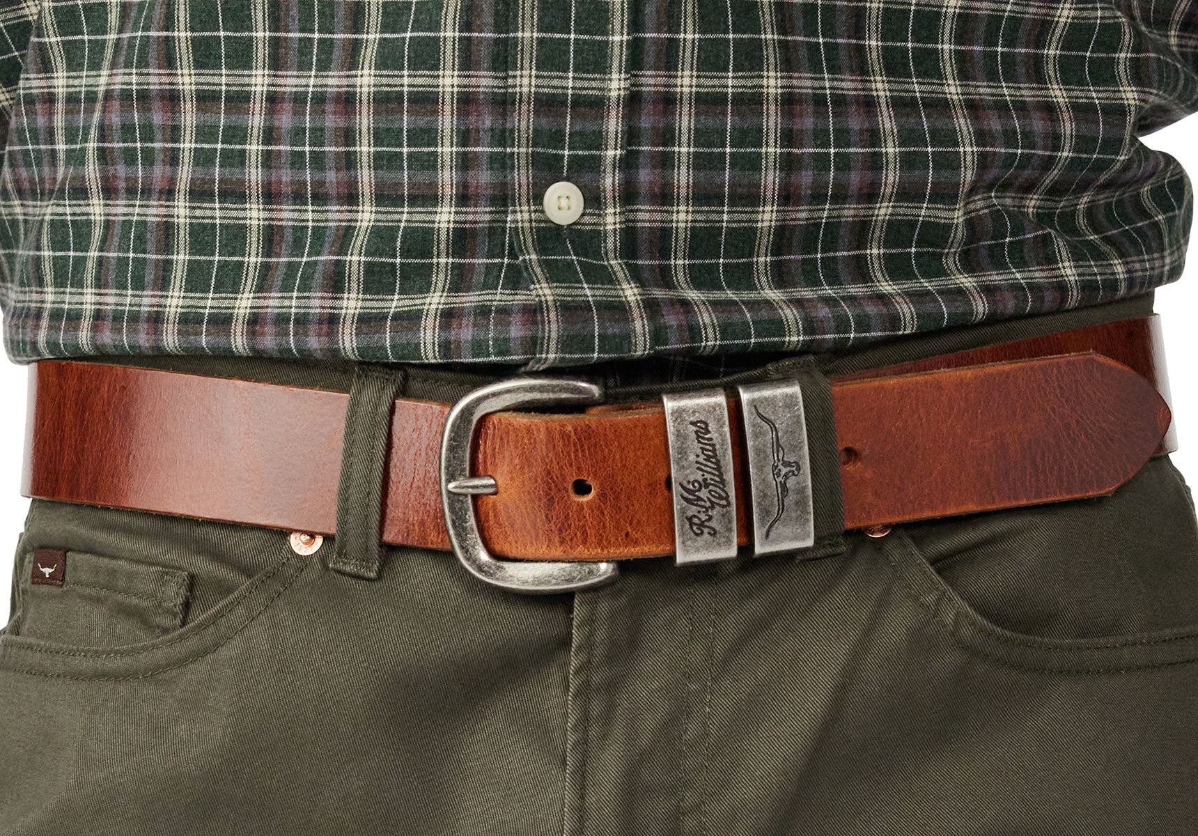 Mens-R.M.Williams-1-1-2-Drover-Belt-Accessories-BSF5WDA2401-Mid-Brown-4