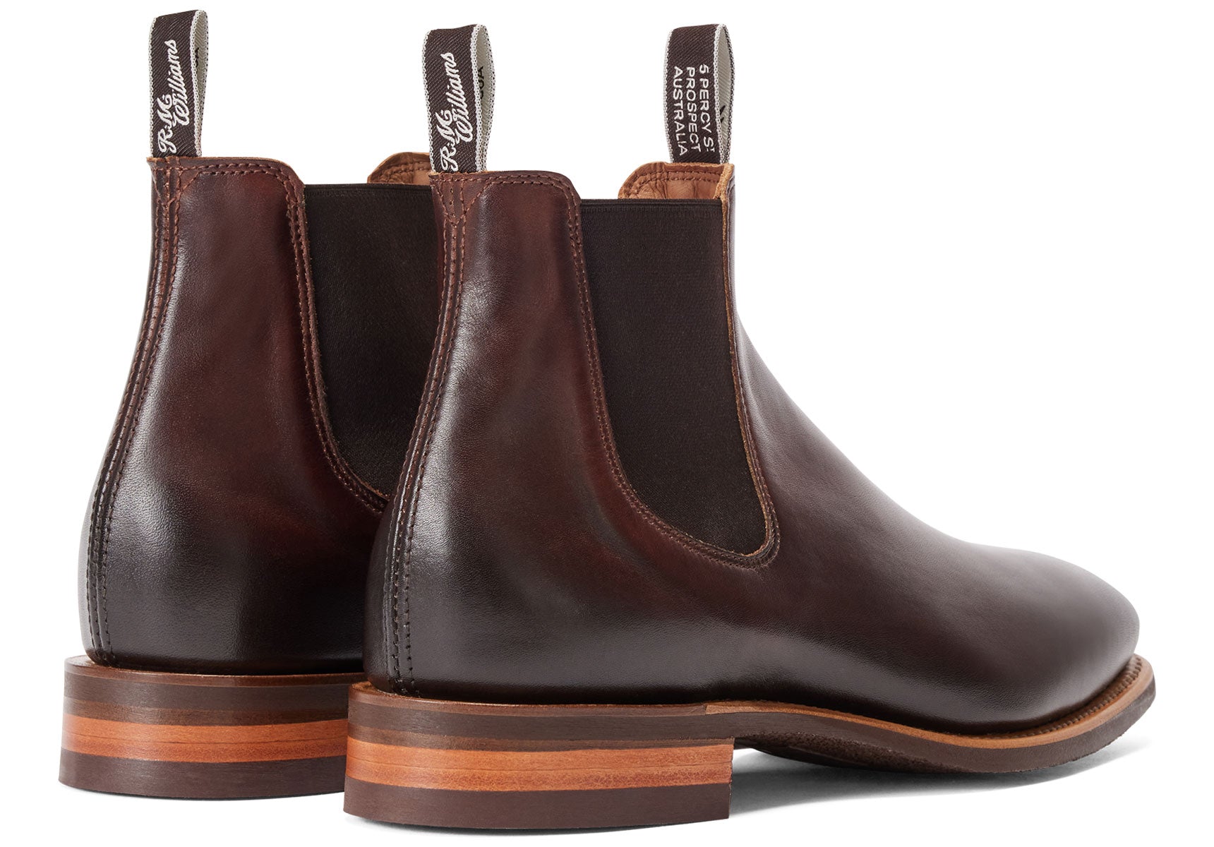Mens-R.M.Williams-Burnished-Comfort-Craftsman-Chelsea-Boot-Boots-B543U.BOFCH-Bordeaux-3
