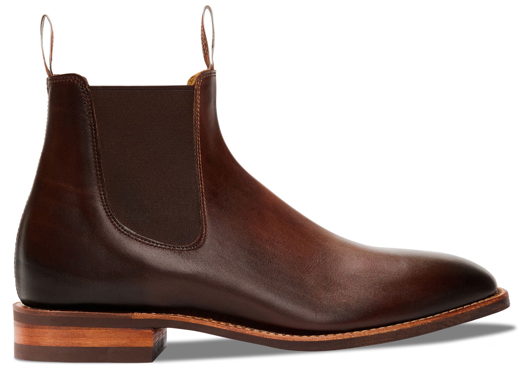 Mens-R.M.Williams-Burnished-Comfort-Craftsman-Chelsea-Boot-Boots-B543U.BOFCH-Bordeaux-5