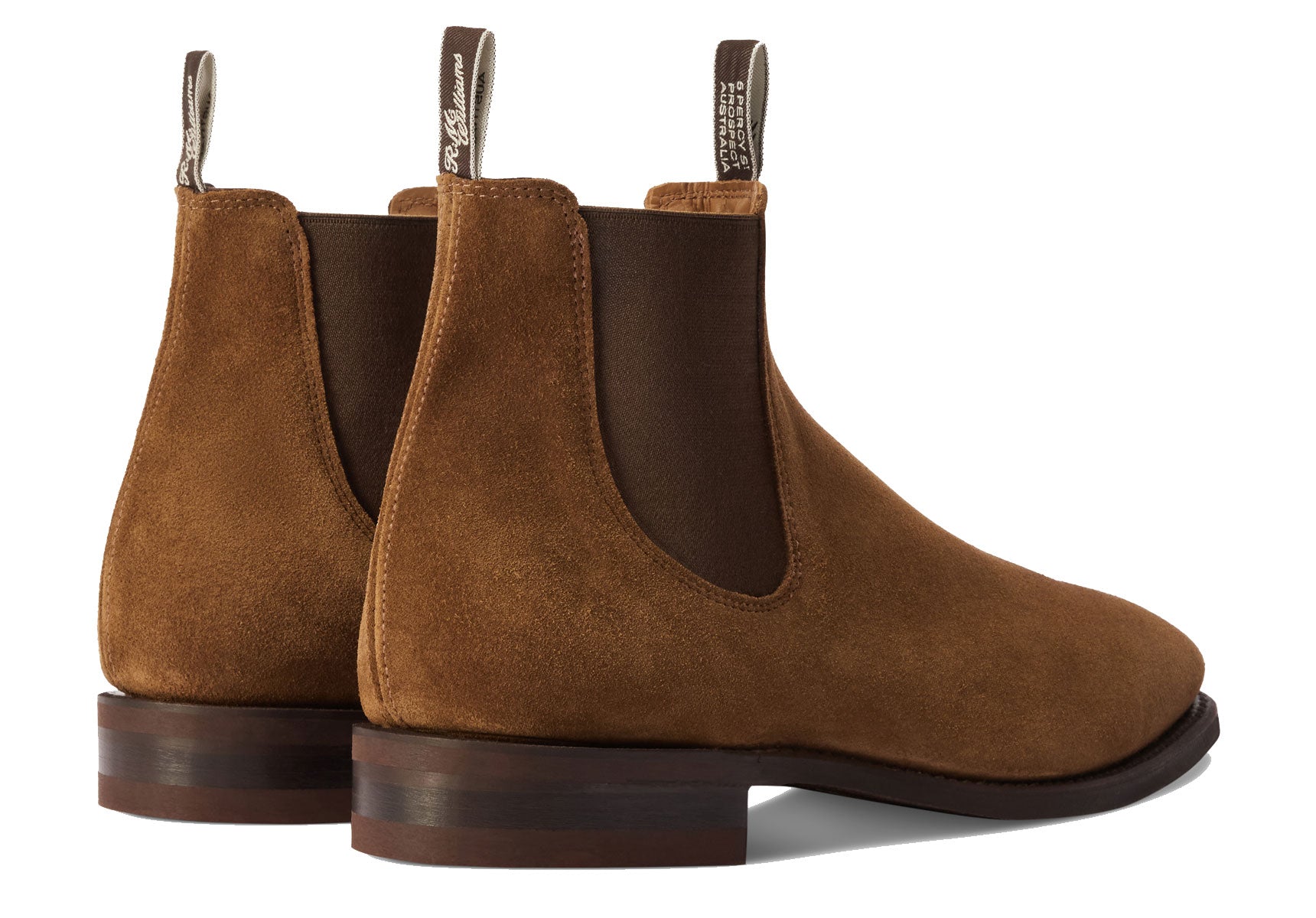 Williams Comfort Craftsman Suede Chelsea Boot Cedar