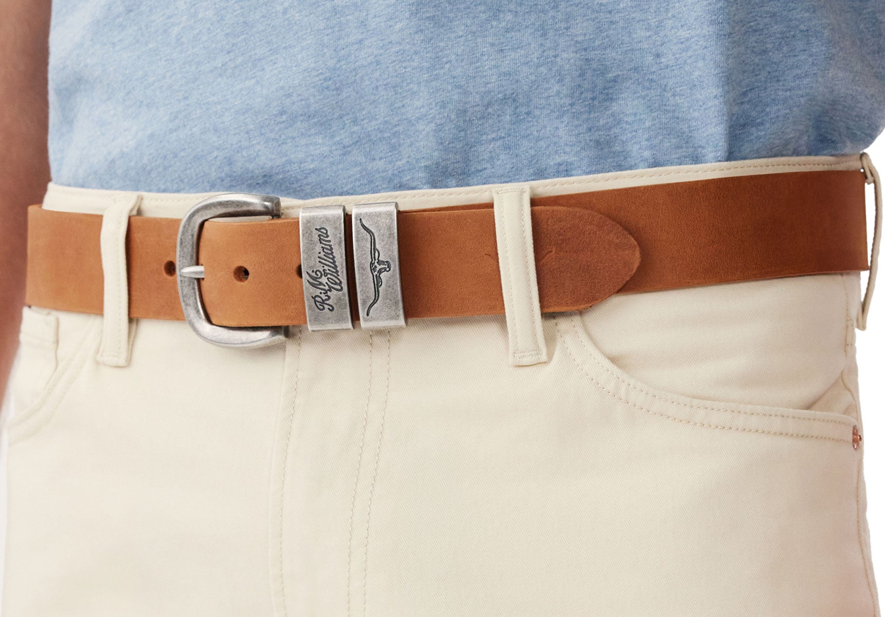 Mens-R.M.Williams-Drover-Belt-Accessories-BSF5LBCVB01-Vintage-Brown-4